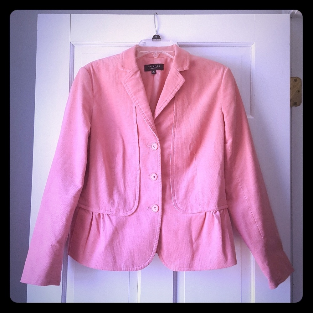 Pink Cord Blazer